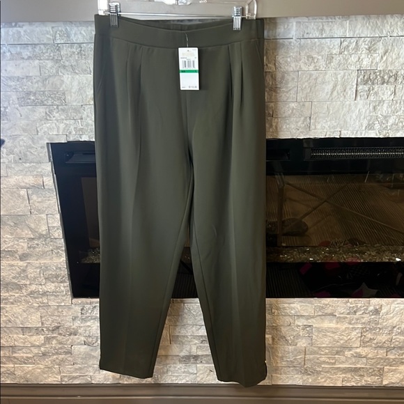 Michael Kors Military/Camo Green Elastic Waist Pants size Large NWT - Picture 1 of 13